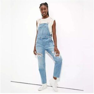 American Eagle Boyfriend Overalls Large